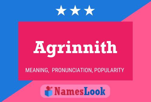 Agrinnith Name Poster