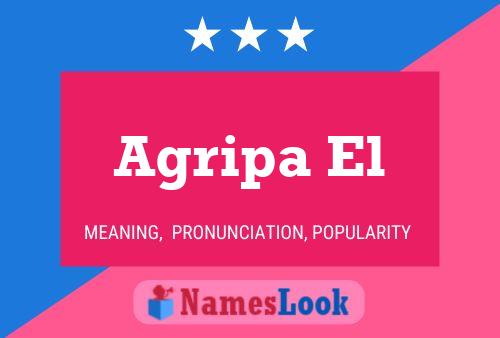 Agripa El Name Poster