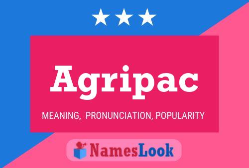 Agripac Name Poster