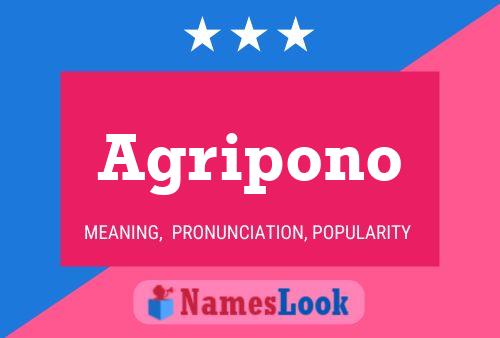 Agripono Name Poster