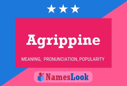 Agrippine Name Poster