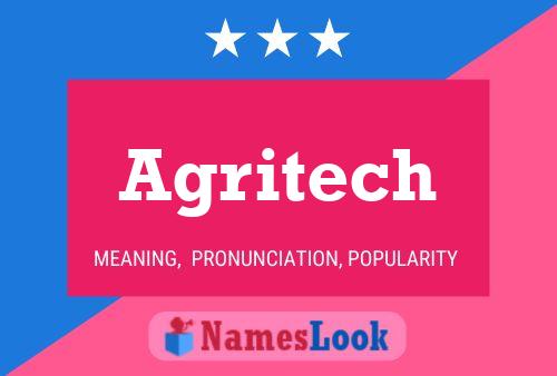 Agritech Name Poster