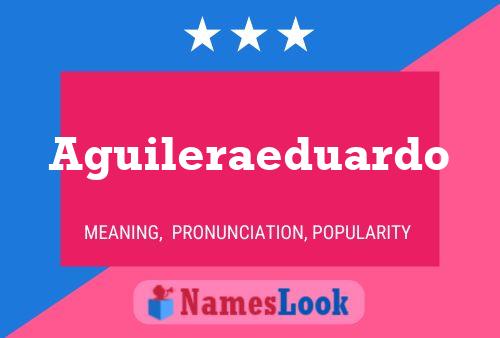 Aguileraeduardo Name Poster