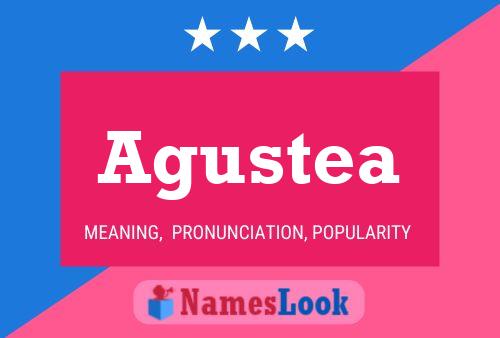 Agustea Name Poster