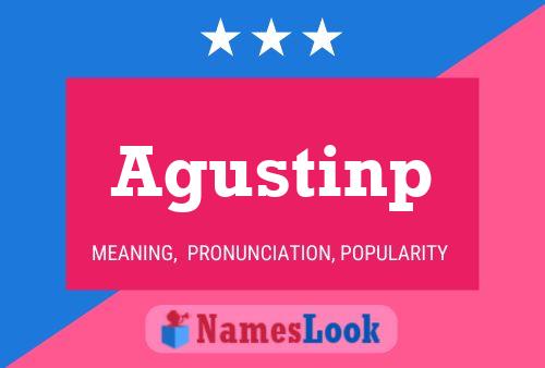 Agustinp Name Poster