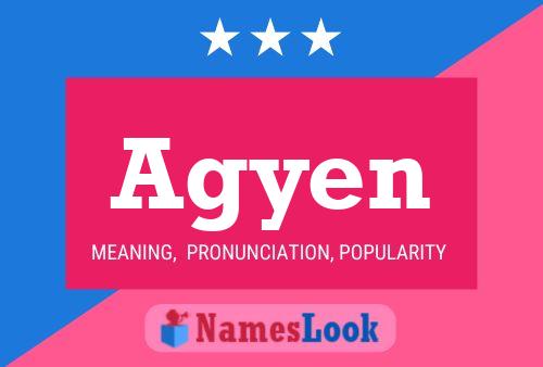 Agyen Name Poster