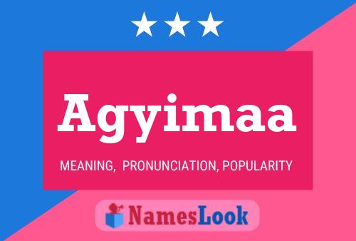 Agyimaa Name Poster