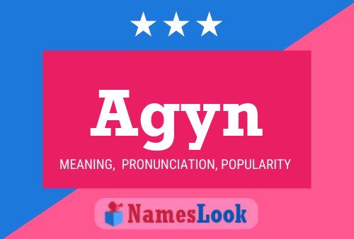 Agyn Name Poster