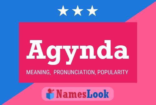 Agynda Name Poster