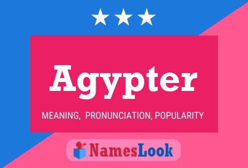 Agypter Name Poster