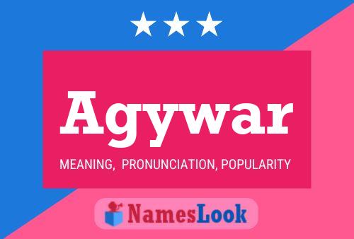 Agywar Name Poster