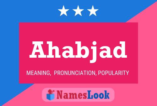 Ahabjad Name Poster