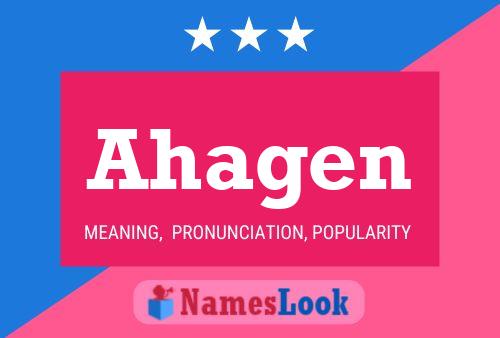 Ahagen Name Poster