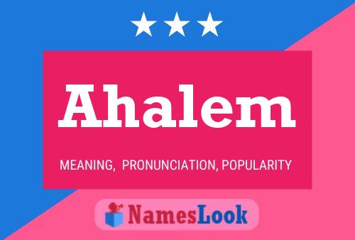 Ahalem Name Poster