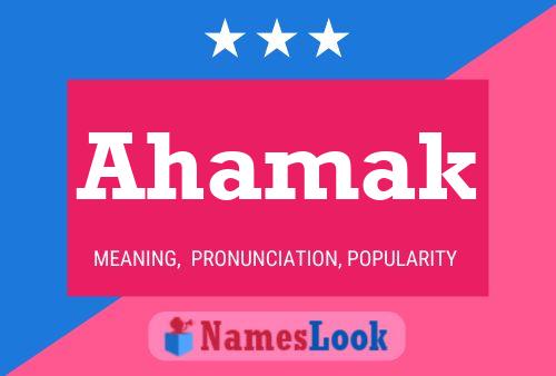 Ahamak Name Poster