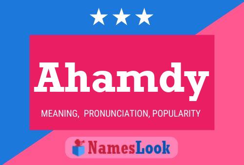 Ahamdy Name Poster