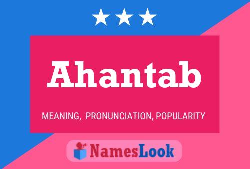 Ahantab Name Poster