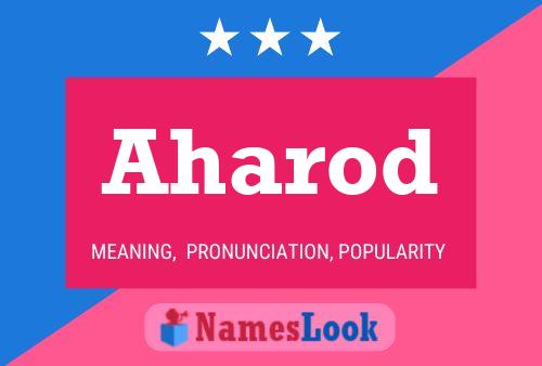 Aharod Name Poster