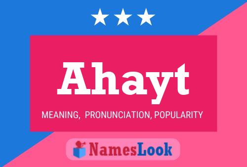 Ahayt Name Poster