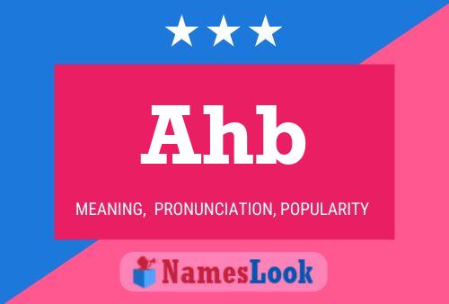 Ahb Name Poster