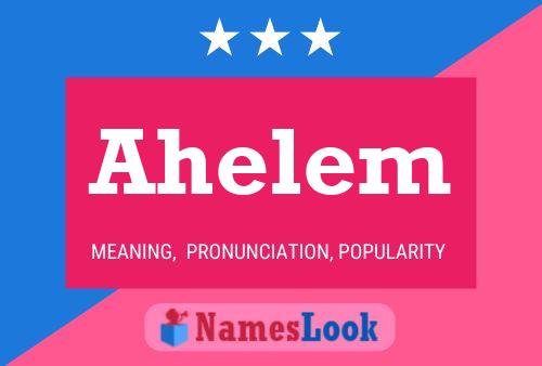 Ahelem Name Poster