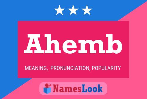 Ahemb Name Poster