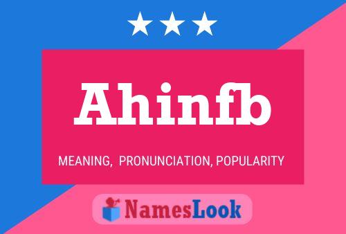 Ahinfb Name Poster