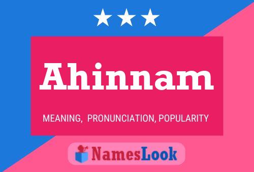 Ahinnam Name Poster