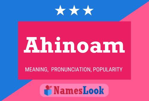 Ahinoam Name Poster