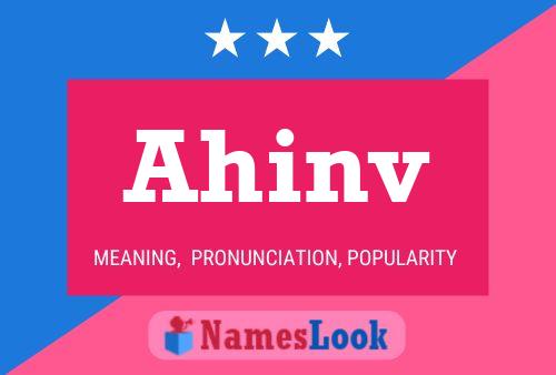 Ahinv Name Poster