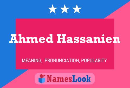 Ahmed Hassanien Name Poster