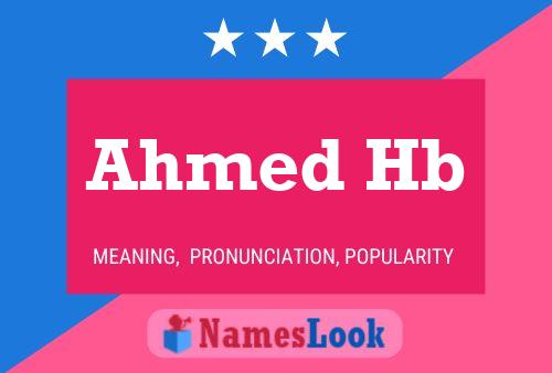 Ahmed Hb Name Poster