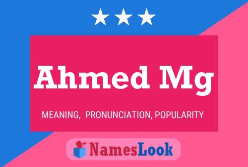 Ahmed Mg Name Poster