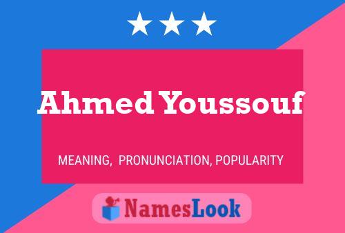 Ahmed Youssouf Name Poster