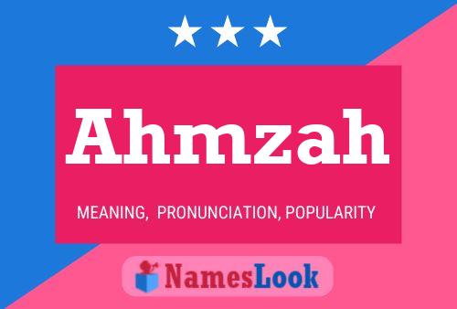 Ahmzah Name Poster