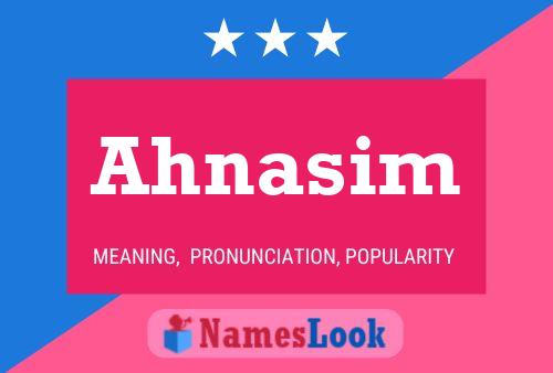 Ahnasim Name Poster