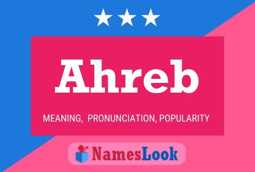 Ahreb Name Poster