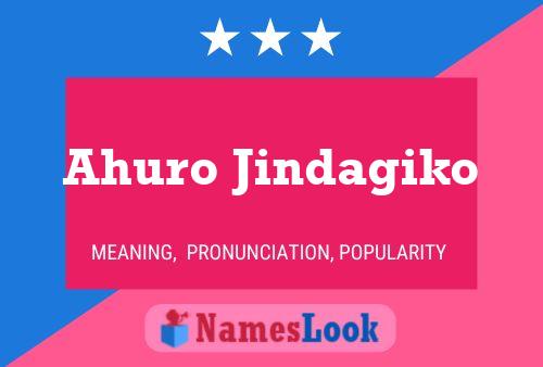 Ahuro Jindagiko Name Poster