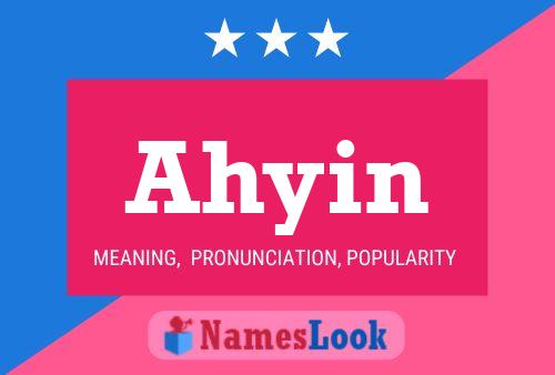 Ahyin Name Poster