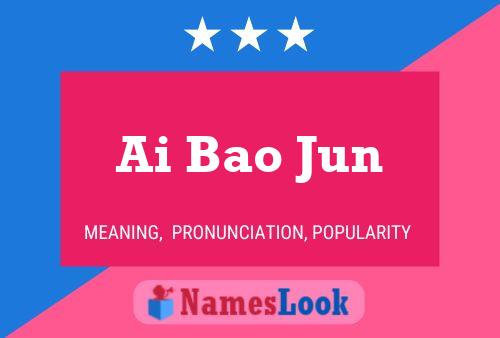 Ai Bao Jun Name Poster