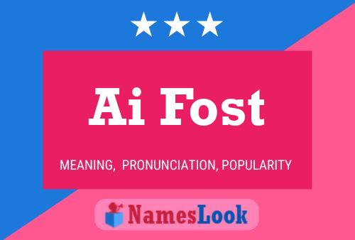 Ai Fost Name Poster