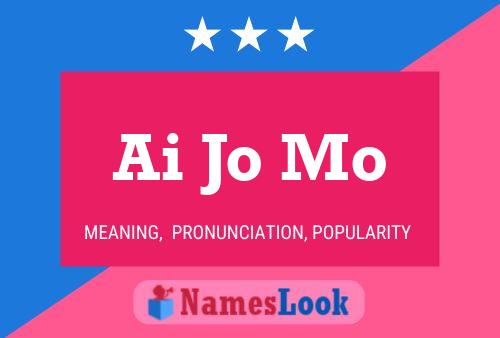 Ai Jo Mo Name Poster