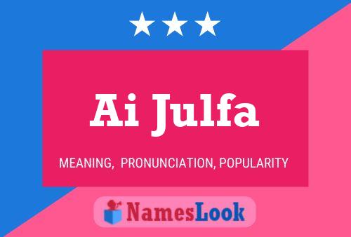 Ai Julfa Name Poster