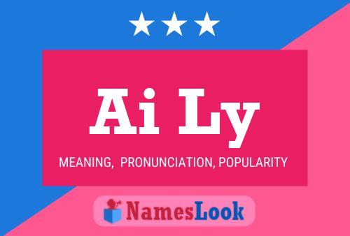 Ai Ly Name Poster