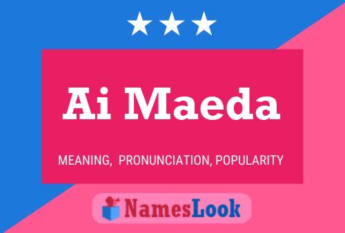 Ai Maeda Name Poster