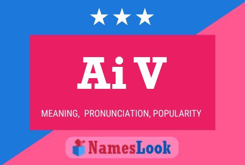 Ai V Name Poster