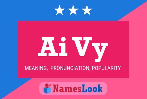 Ai Vy Name Poster