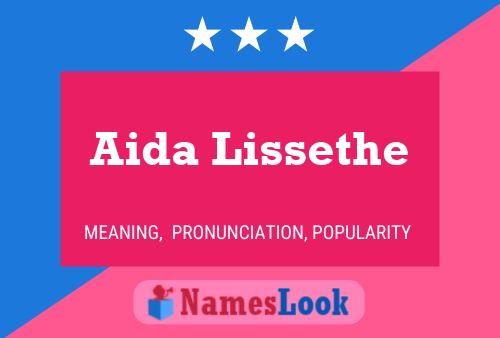 Aida Lissethe Name Poster