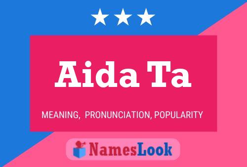 Aida Ta Name Poster