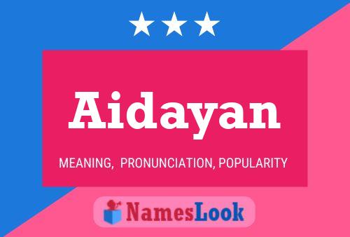 Aidayan Name Poster